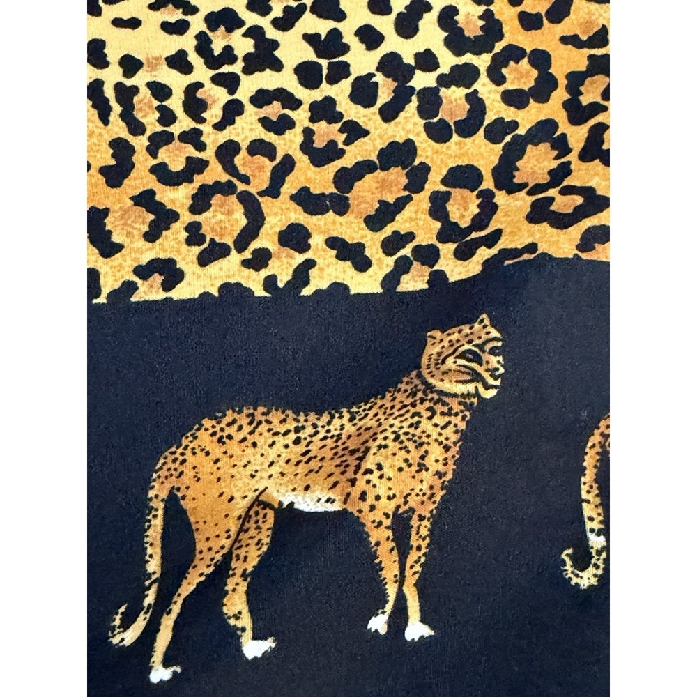 Rima Cheetah Leopard Print Swim Cover-up Wrap Beach Summer Vacation - Picture 2 of 8